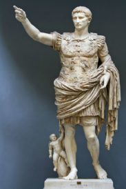  Augustus of Prima Porta is a 2.03 m high marble statue of Augustus Caesar